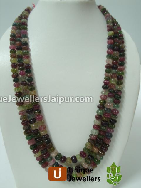 Tourmaline Carved Pumpkin Beads